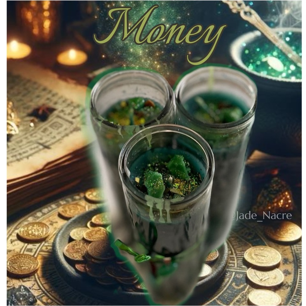 Money cocktail fixed candle 
Money magnet